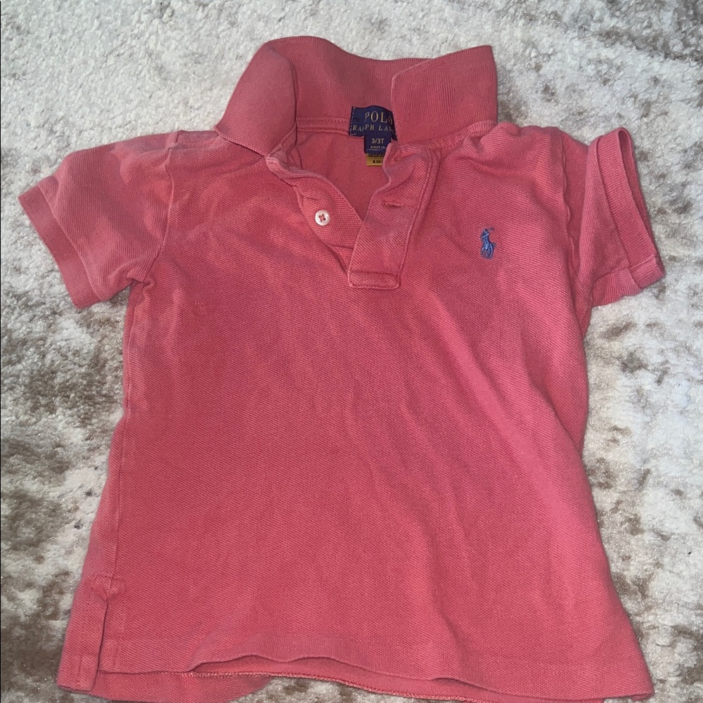 Polo by Ralph Lauren Kids salmon Polo Shirt